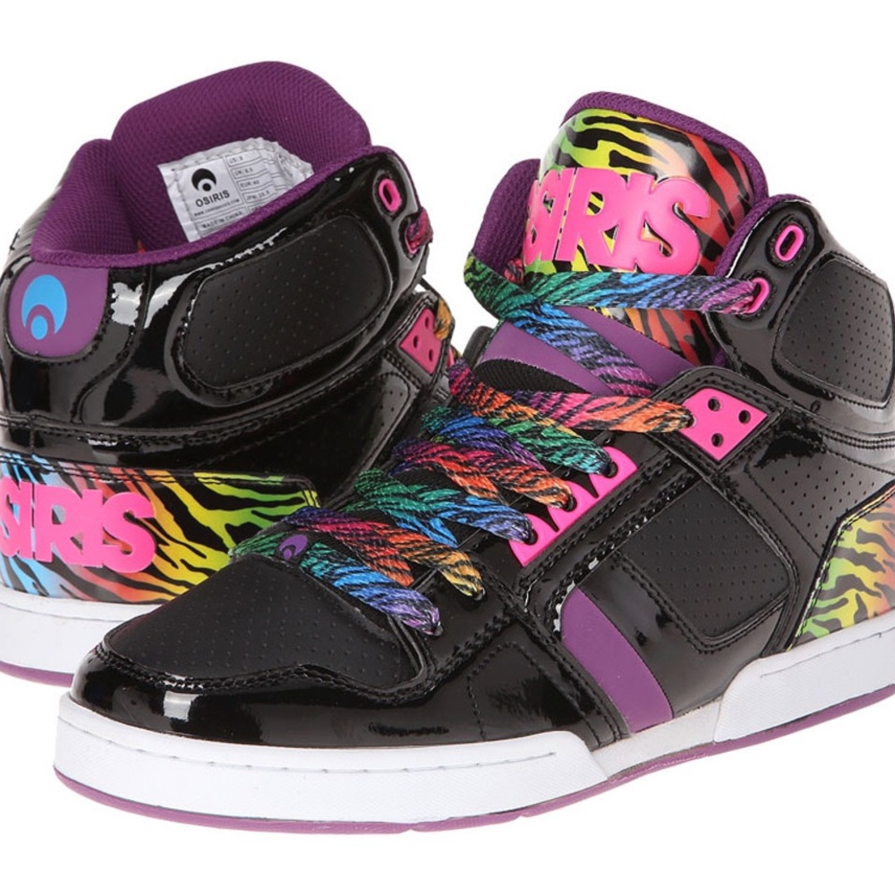 DISO ISO IN SEARCH OF OSIRIS RAINBOW TIGER ZEBRA WOMENS 9